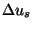 $\Delta u_s$