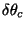 $\delta\theta_c$