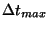 $\Delta t_{max}$