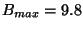 $B_{max}=9.8$
