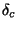 $\delta_c$